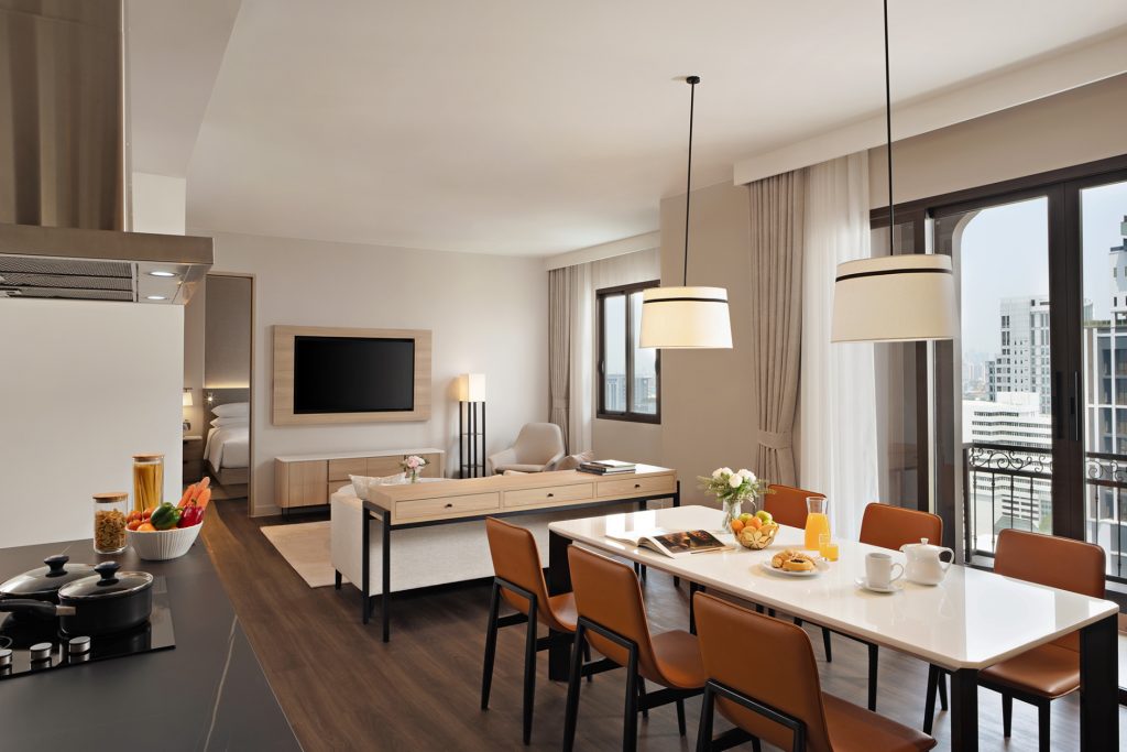 marriott opens fourth executive apartments property in bangkok, thailand