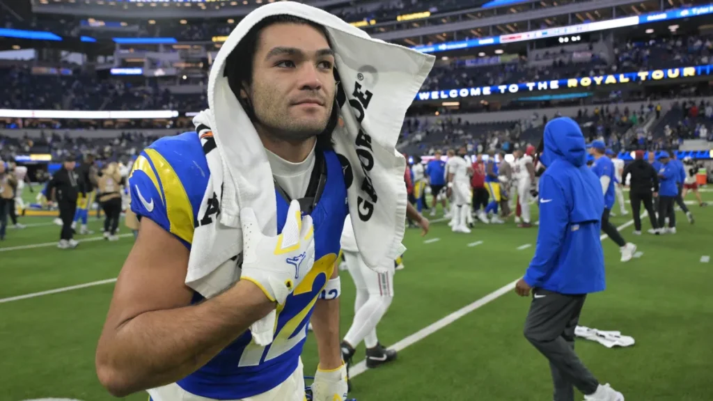 rams get worrying puka nacua injury update after wr leaves practice early