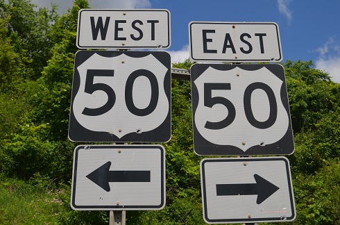 rolling roadblocks on u.s. route 50 eastbound and westbound, today, august 27, to lead to delays