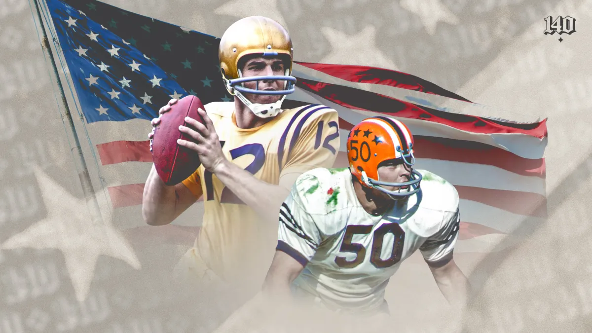 sn 140: sporting news college football 1960s all america team led by roger staubach, dick butkus and more