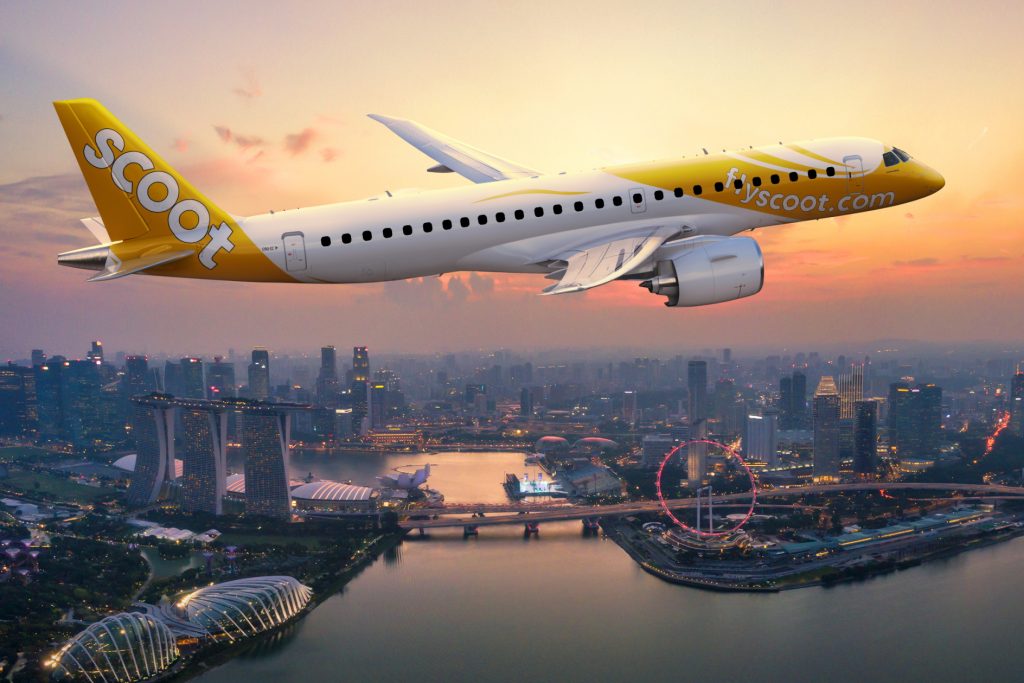 scoot to take delivery of jalan jalan and travel kaki e190 e2s in september and october