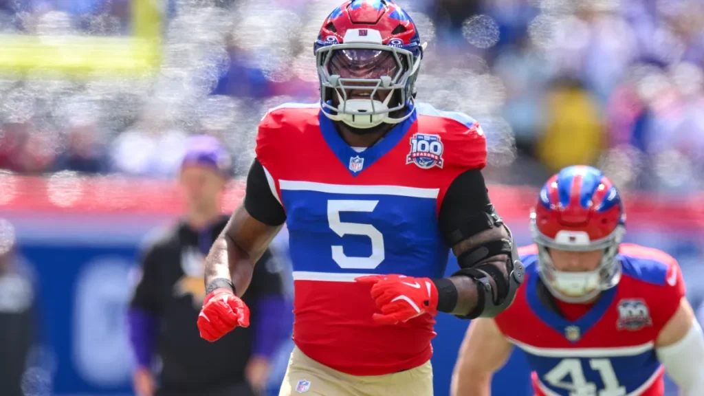 patriots trade idea lands former first round edge rusher from giants for one draft pick