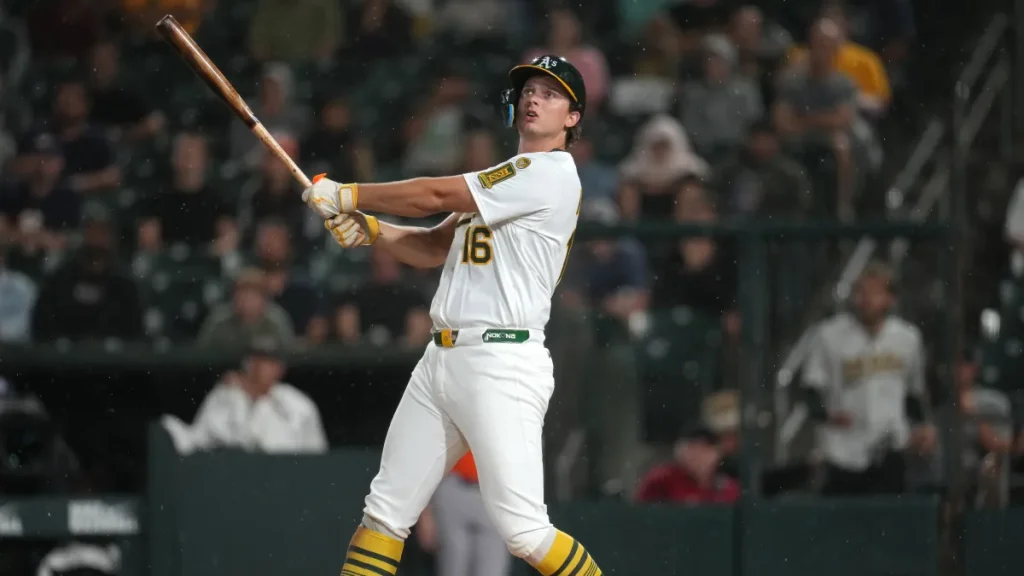 athletics get awful nick kurtz injury update that might be blessing in disguise