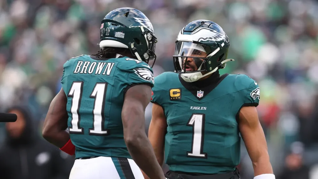 jalen hurts and a.j. brown finally talk since eagles patriots trade