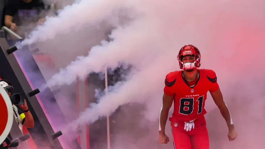texans get awful season ending acl injury news on jayden higgins