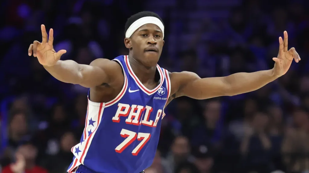 multiple 76ers spotted playing in annual rico hines runs