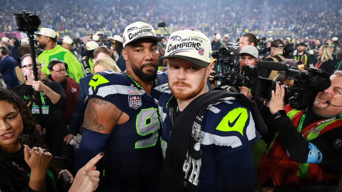 seahawks' sam darnold gets disrespected, falls behind brock purdy, drake maye in nfl rankings