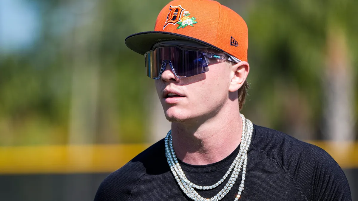 after spring training debacle, tigers rookie max clark enjoys cleaner mlb debut