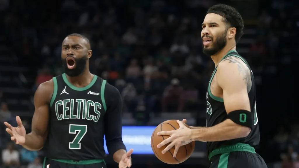 jaylen brown acknowledges his unique dynamic with former co star jayson tatum