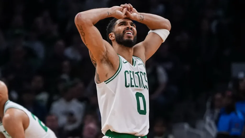celtics face uncomfortable jayson tatum question in 2030 nba projection