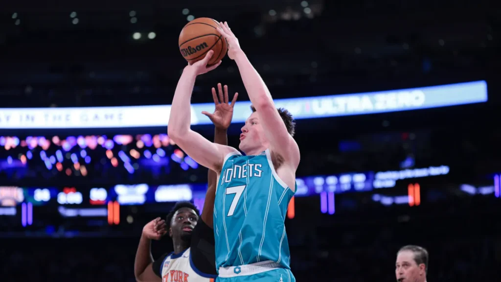 kon knueppel lays out a playoffs goal with the charlotte hornets in the 2026 27 season