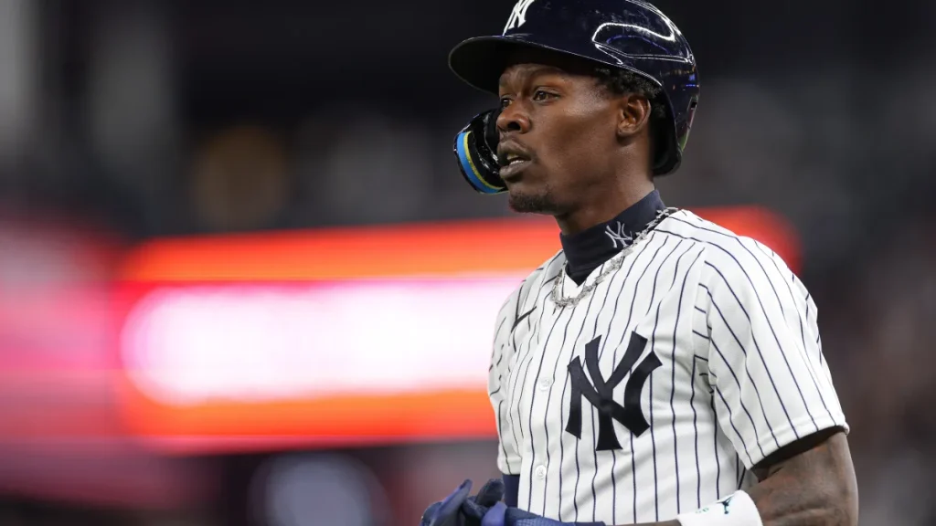 jazz chisholm jr. is unexpected contender for al lead in a key stat for yankees
