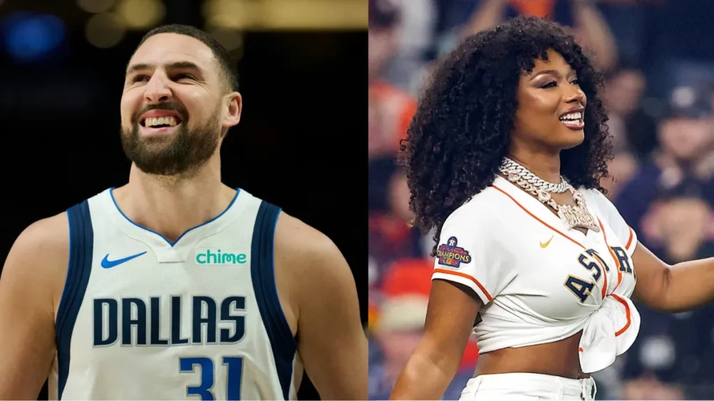 klay thompson spotted with mystery woman following megan thee stallion split
