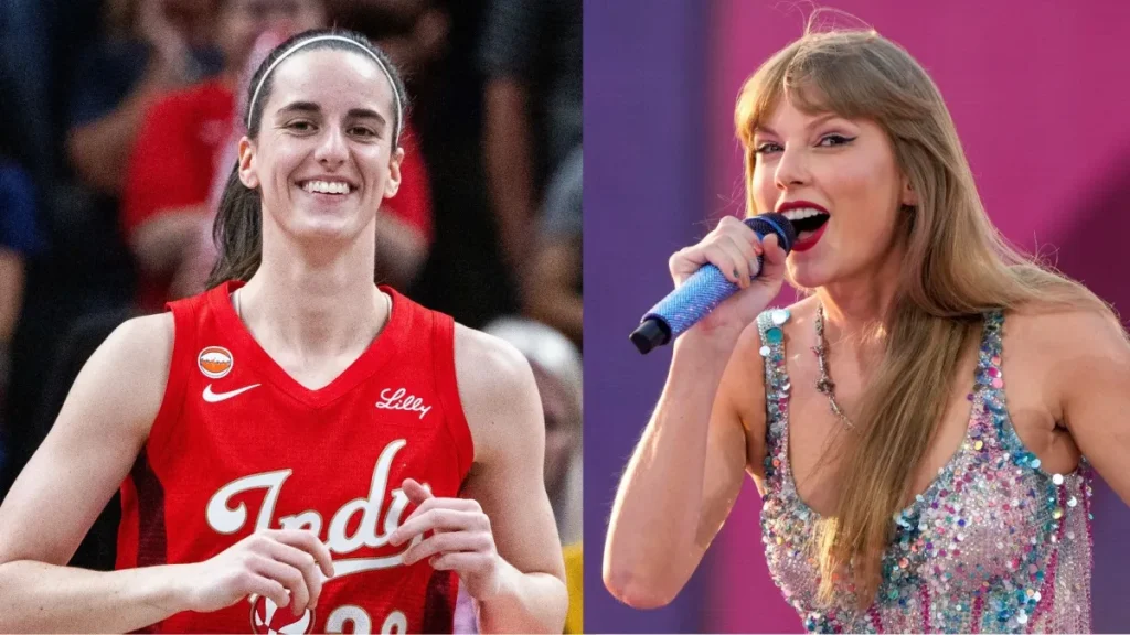 caitlin clark reveals taylor swift's reaction to nike friendship bracelet caitlin 1s