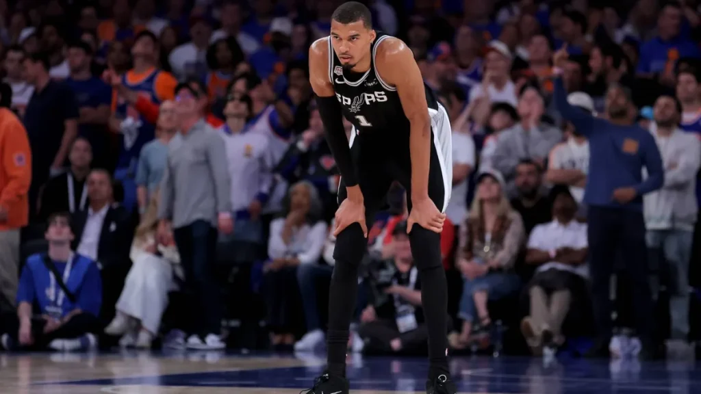 Victor Wembanyama looks back on his first experience of playing in the NBA Playoffs victor wembanyama looks back on his first experience of playing in the nba playoffs
