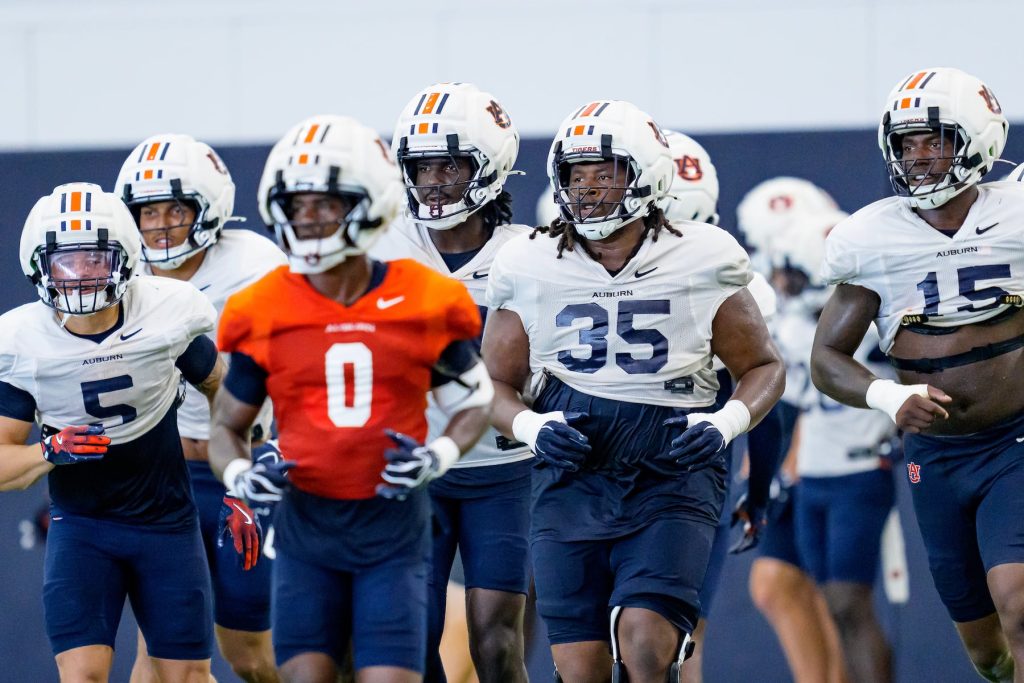 alex golesh gives post scrimmage health update on auburn’s safeties