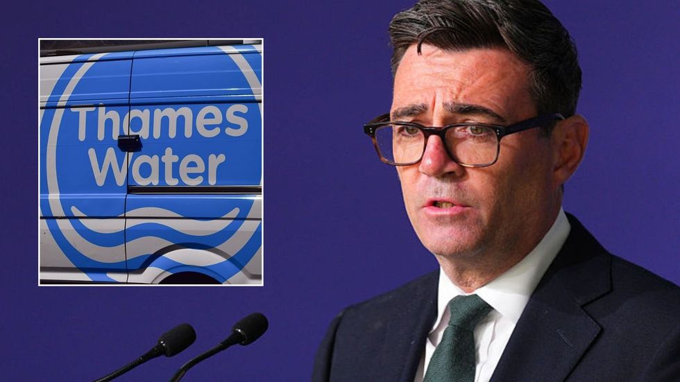thames water to avoid falling into administration under major andy burnham intervention