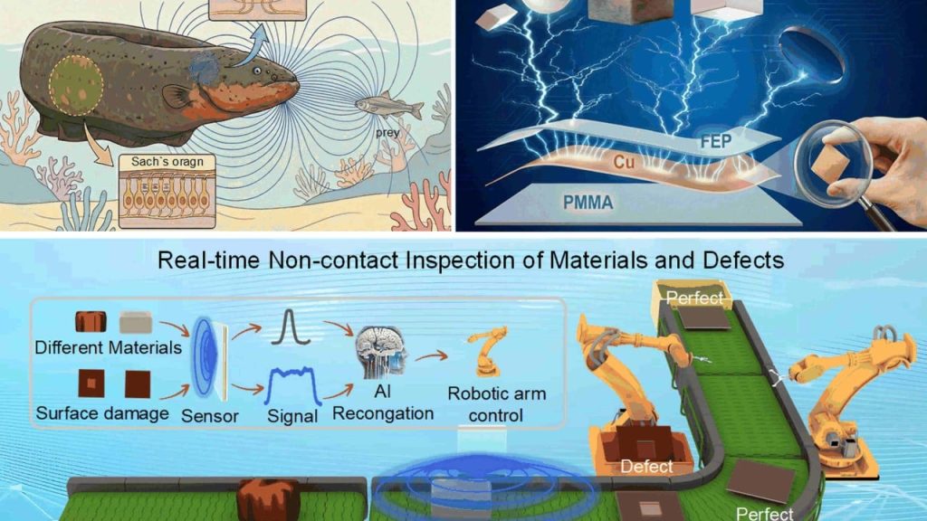 china’s ‘electric eel’ sensor allows robots to feel an object without touching it
