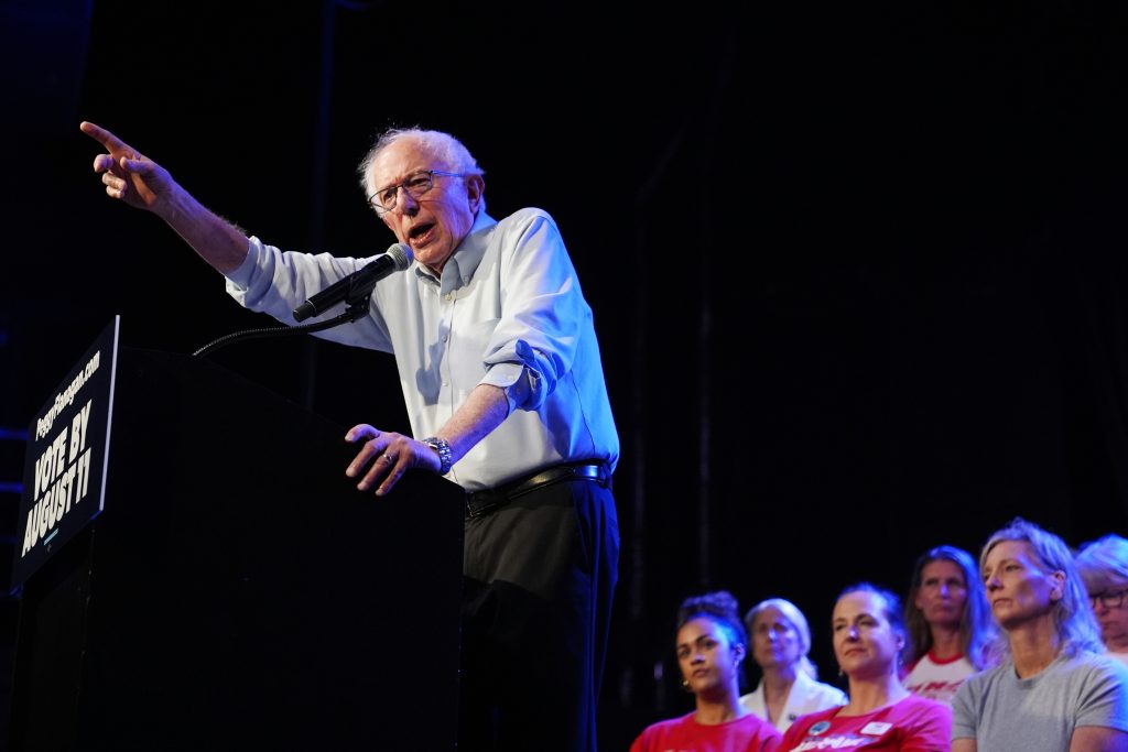 bernie sanders has a response for progressives upset over hong’s loss in wisconsin