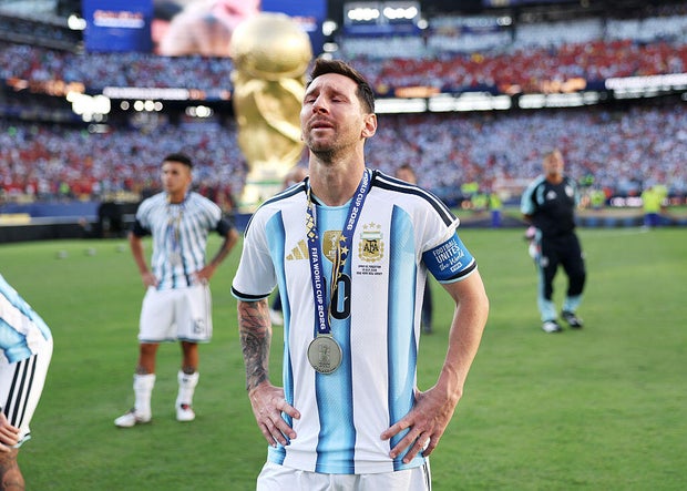lionel messi says he is retiring from the argentina national soccer team: “i leave with the peace of mind”