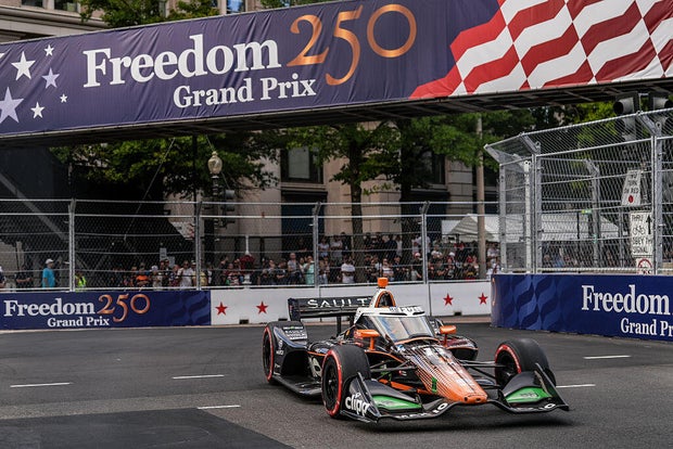 the indycar race in d.c. is taking over the capital today. here’s what to know.