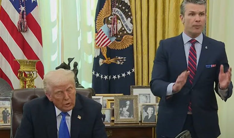 trump turns on pete hegseth as his administration is collapsing