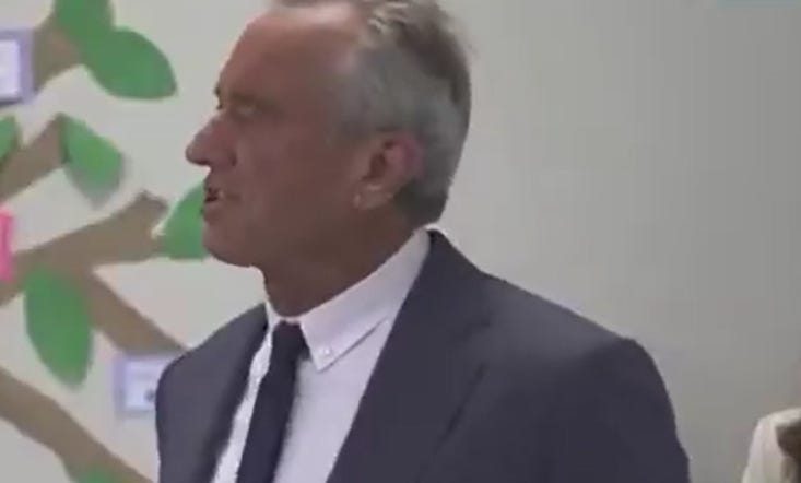 relentless reporter hounds rfk jr. into fleeing from his own press conference