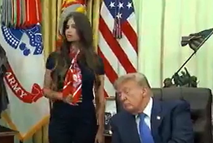 trump falls asleep in front of reporters, but wakes up long enough to endanger kids