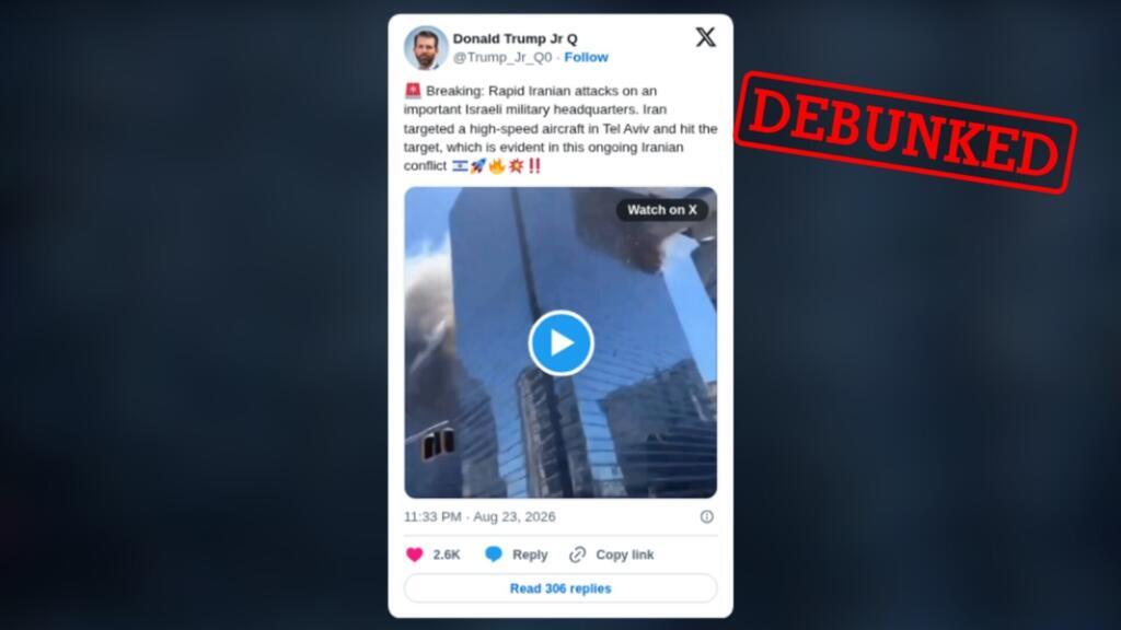 there is no proof that this video shows a plane crash in tel aviv