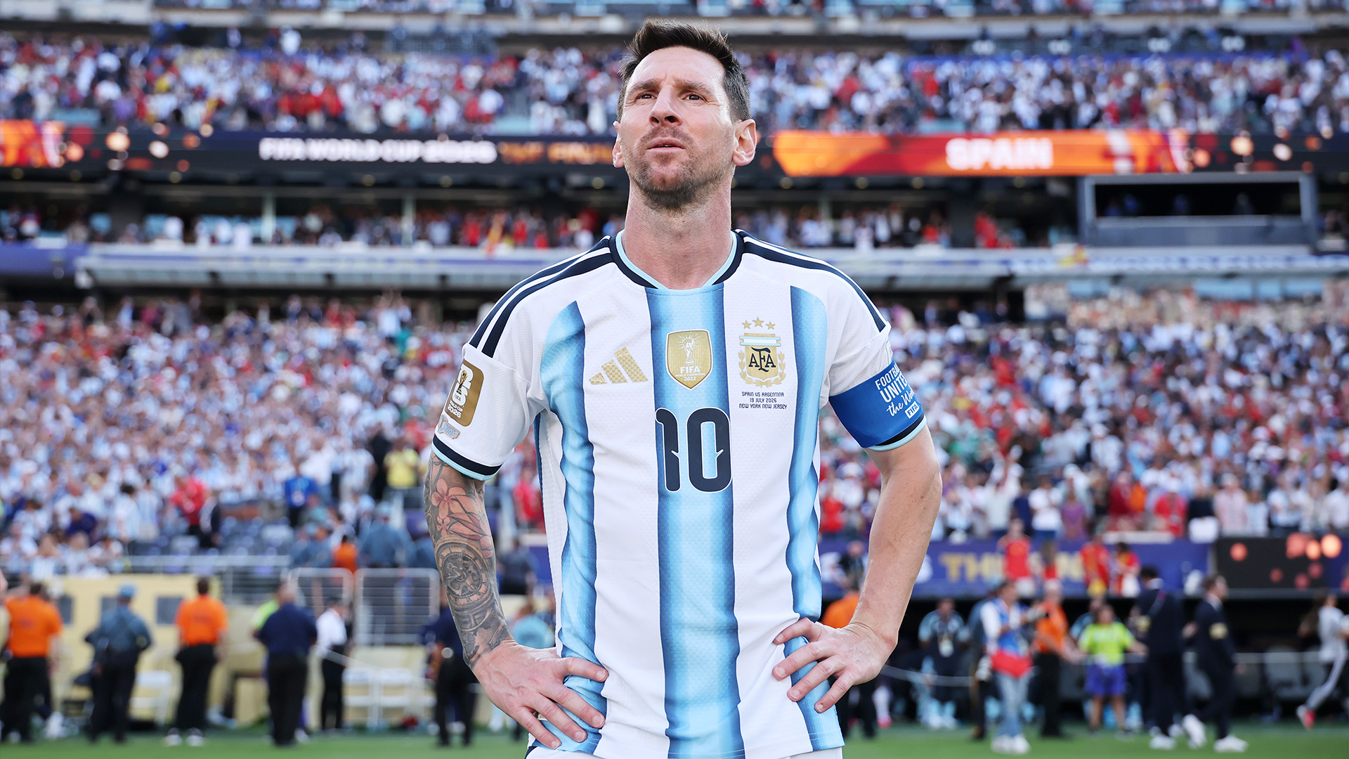 lionel messi to get mid game tributes by soccer teams across argentina