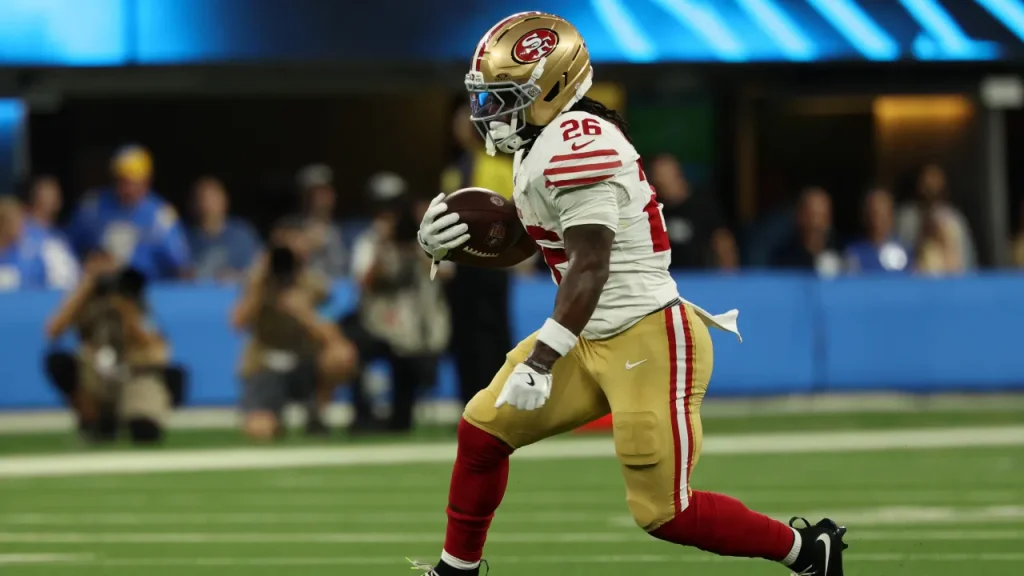 meet kaelon black, the 49ers rb irking fantasy owners by taking snaps away from christian mccaffrey