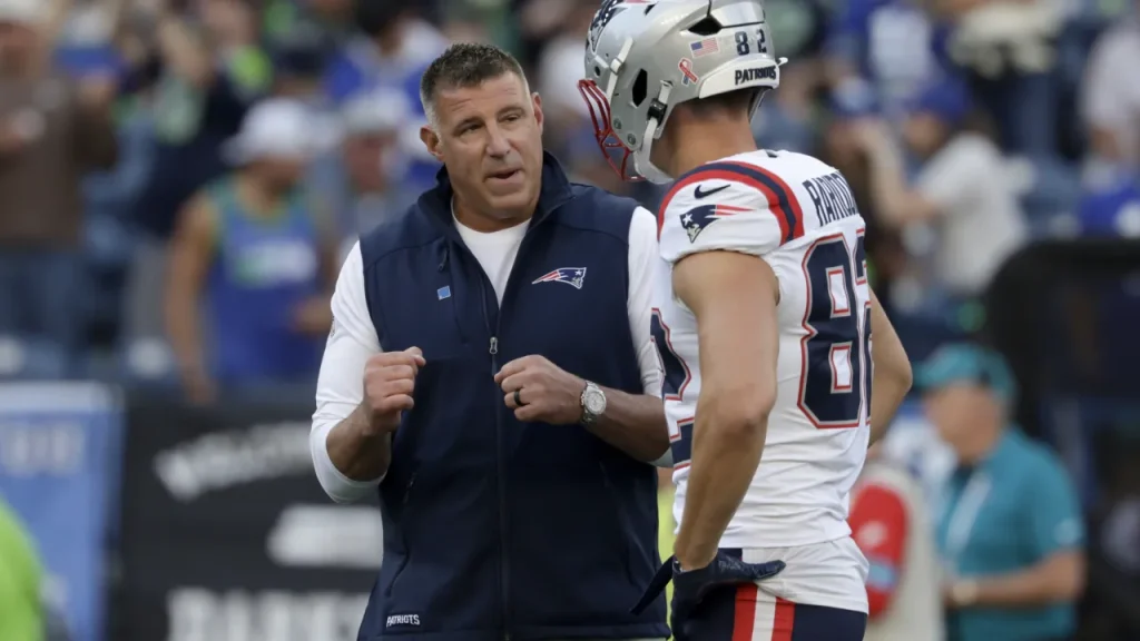 who is eli raridon? patriots rookie catches first nfl touchdown from drake maye