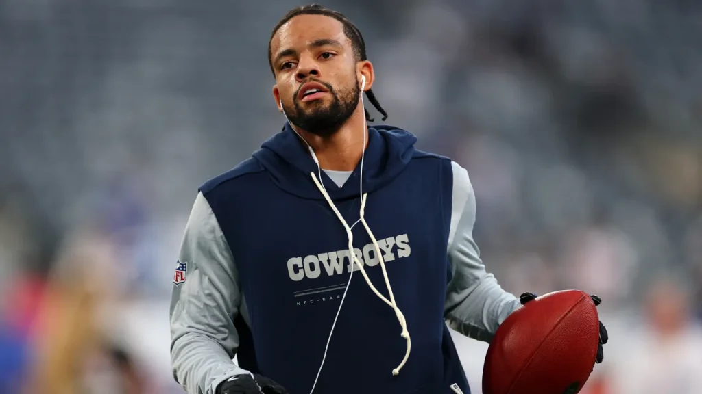 watch cowboys' cobie durant get cleated in the one spot you never want to be hit