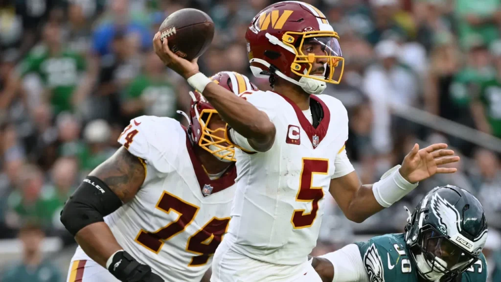 jayden daniels injury update: latest news on commanders qb's status in week 2 game