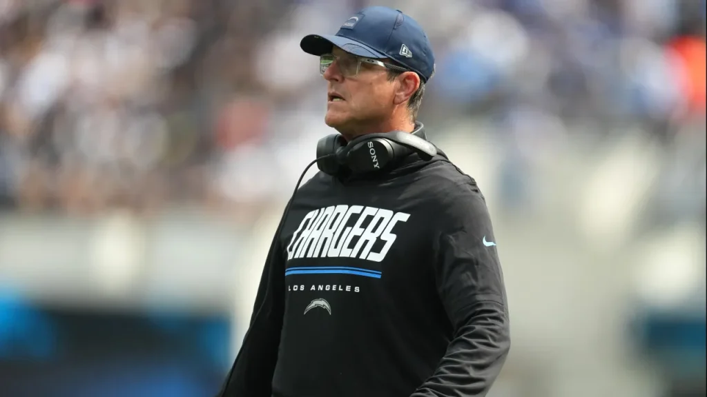 Is Jim Harbaugh on the hot seat? Chargers coach under fire after 0-2 start is jim harbaugh on the hot seat? chargers coach under fire after 0 2 start