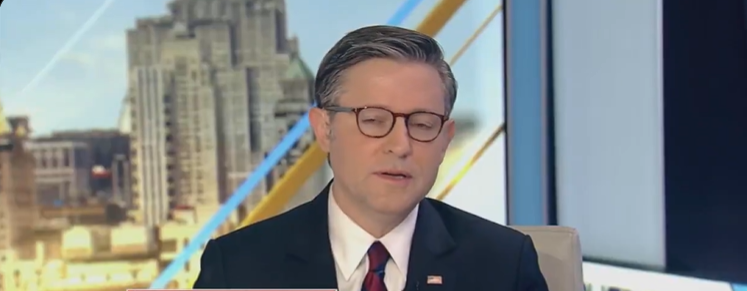 mike johnson is melting down into insane conspiracy theories
