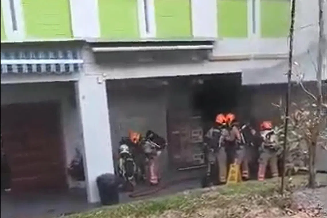 20 evacuated after fire at ground floor unit of tampines hdb block