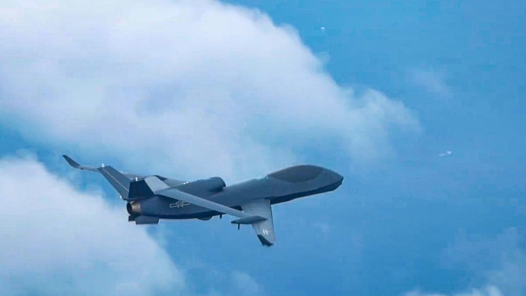 china deploys advanced wz 7 drone for first time near scarborough shoal