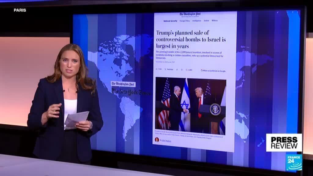 trump set to sell 40,000 one ton bombs to israel