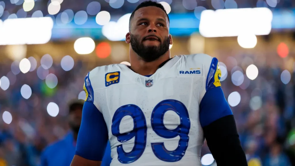 rams 'most likely' return date for aaron donald revealed, and it's not week 1