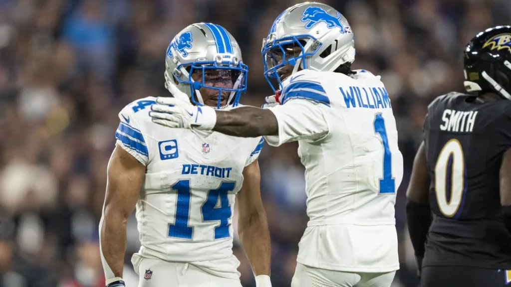 lions get bold jameson williams, amon ra st. brown prediction that'd be a huge surprise