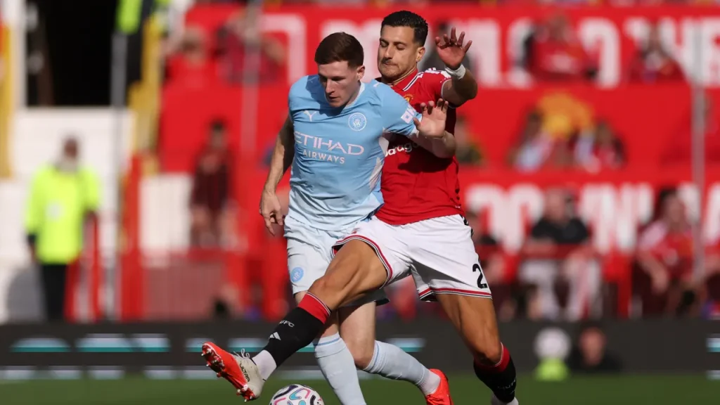 why elliot anderson and man city's new heroes were 'bouncing up and down' after 10 man derby win