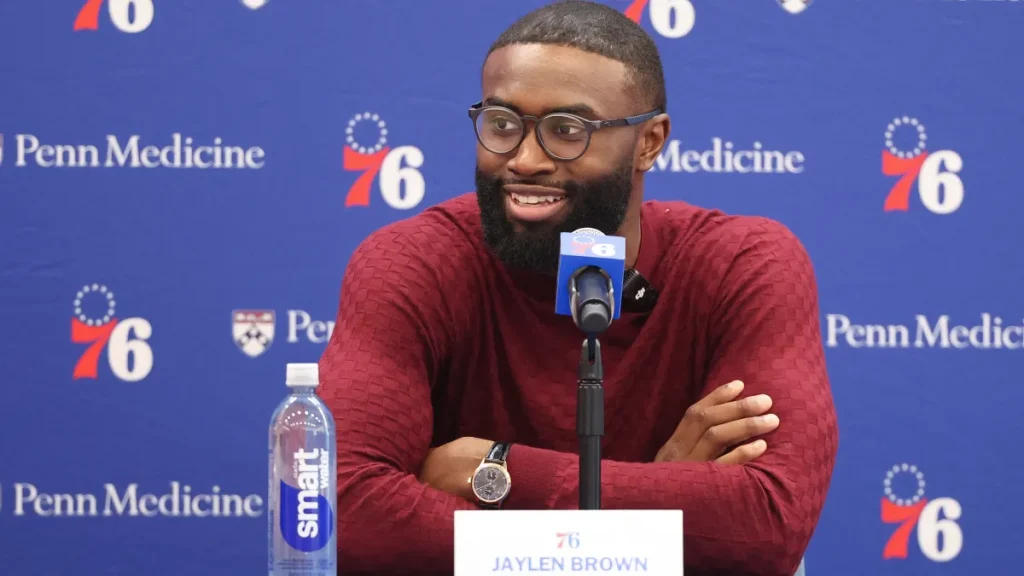 jaylen brown has revealed he's been hard at work with his new teammates during the summer