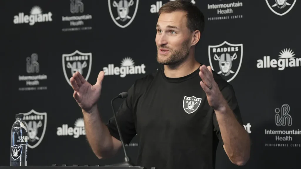 raiders finally name week 1 starter between kirk cousins and fernando mendoza