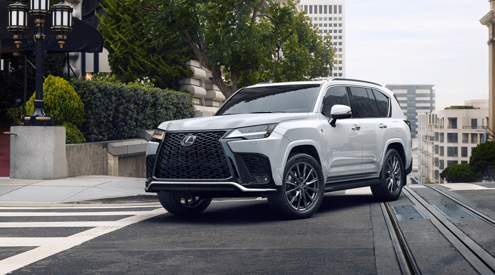 in a class defined by size, the lexus lx 600 distinguishes itself through design
