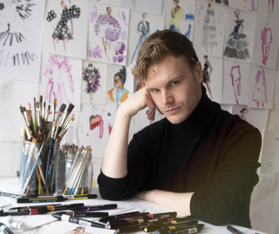 scott w mason sketches fashion’s biggest moments