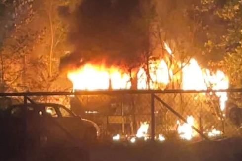 bridgeport among several first responders at recent structure fire that results in unit being destroyed