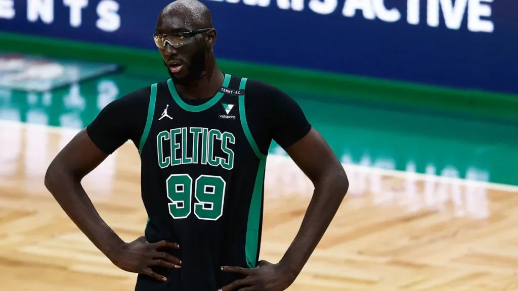 76ers' tacko fall gives fiery message after teaming up with ex teammate jaylen brown, lebron james