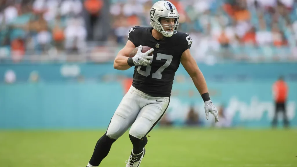 raiders make fascinating $45m michael mayer decision amid brock bowers injury