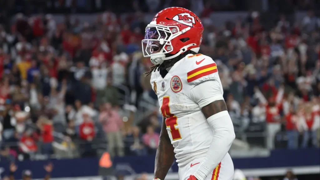 is rashee rice playing tonight? why chiefs wr is off to slow start vs. broncos
